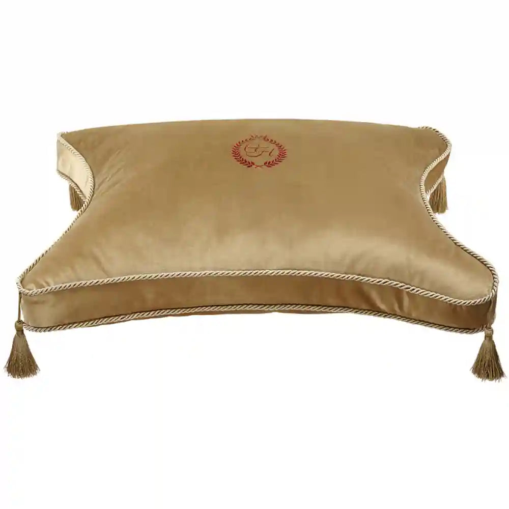 Chloe's Home King & Queen Bed for Dogs and Cats (Gold)