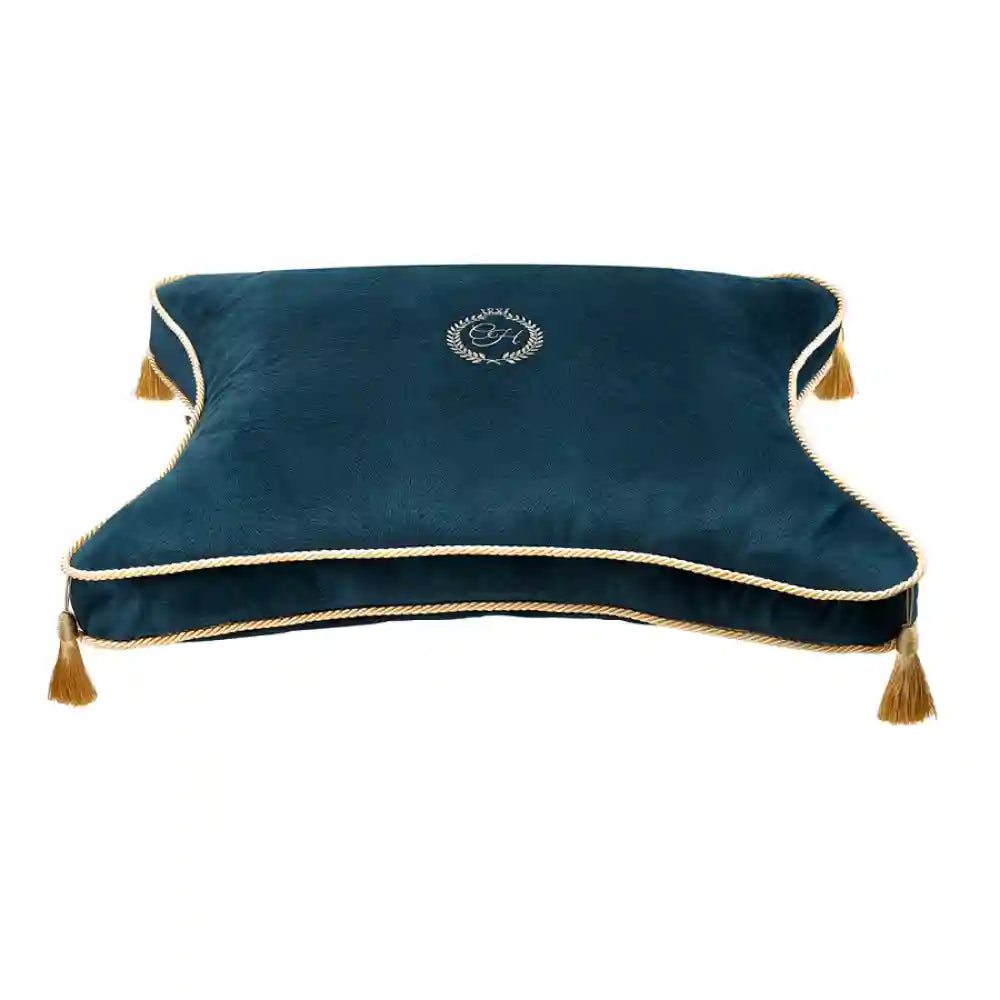 Chloe's Home King & Queen Bed for Dogs and Cats (Navy Blue)