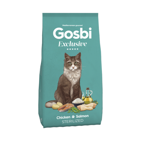 Gosbi Exclusive Chicken&Salmon Sterilized Cats 400g