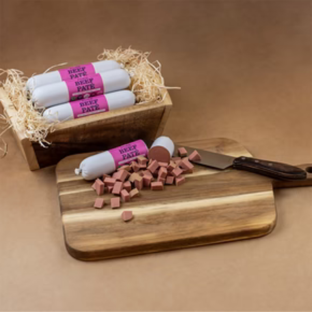 JR Pure Beef Pat¨¦ Sausage - Single-Protein Dog Treat