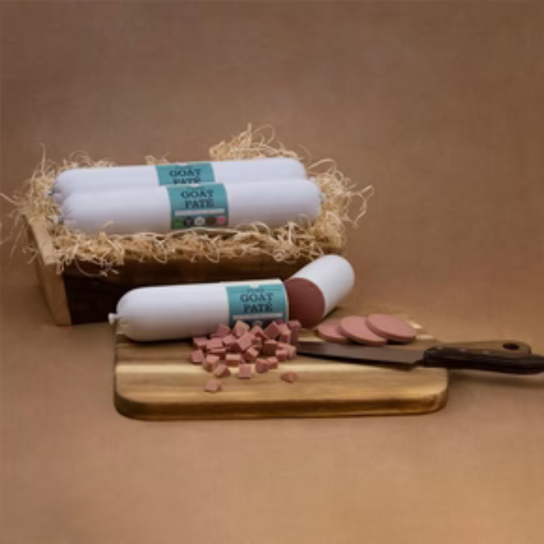 JR Pure Goat Pat¨¦ Sausage - Single-Protein Dog Treat