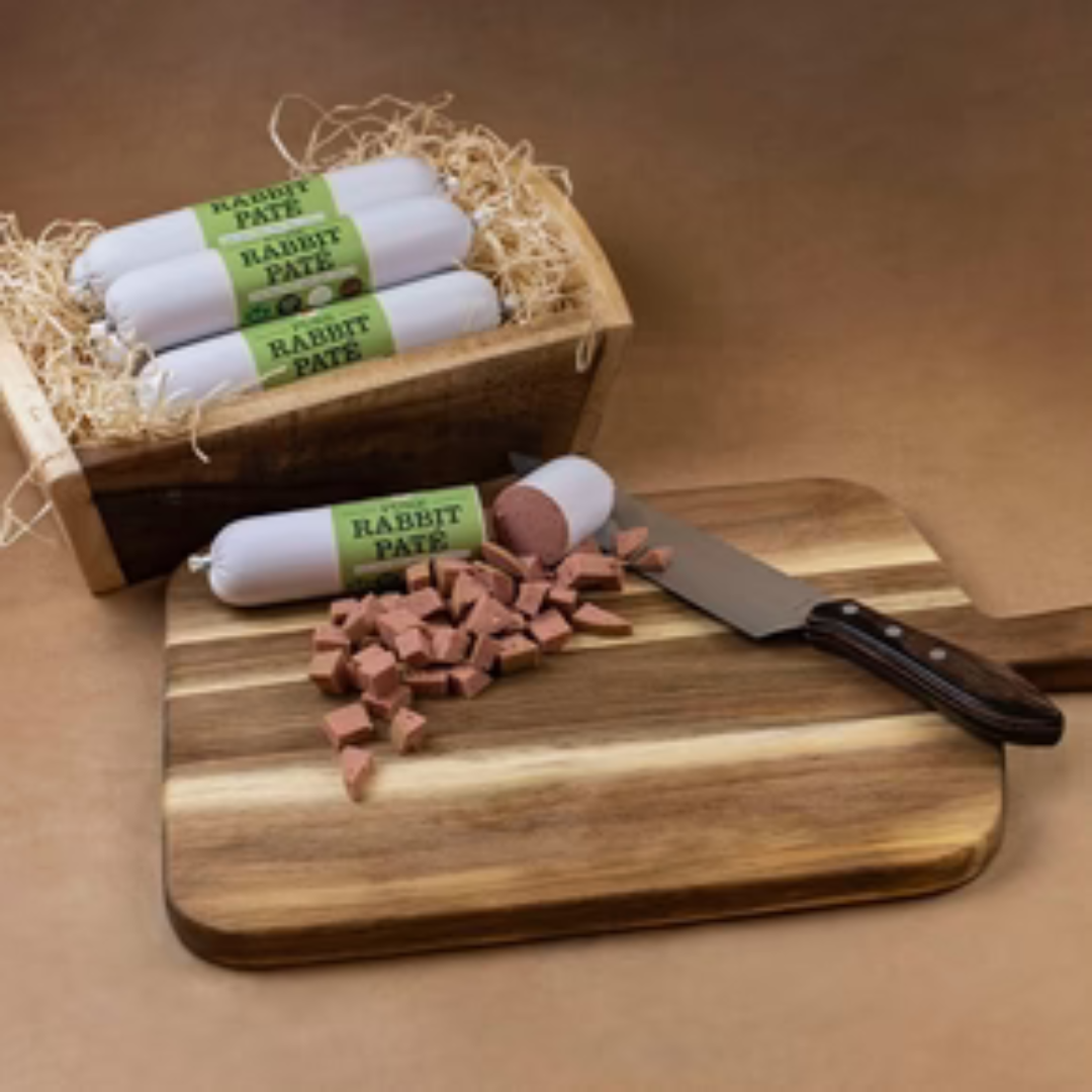 JR Pure Rabbit Pat¨¦ Sausage - Single-Protein Dog Treat