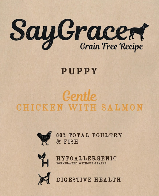 SayGrace Grain-Free Puppy Gentle Chicken with Salmon Dry Dog Food