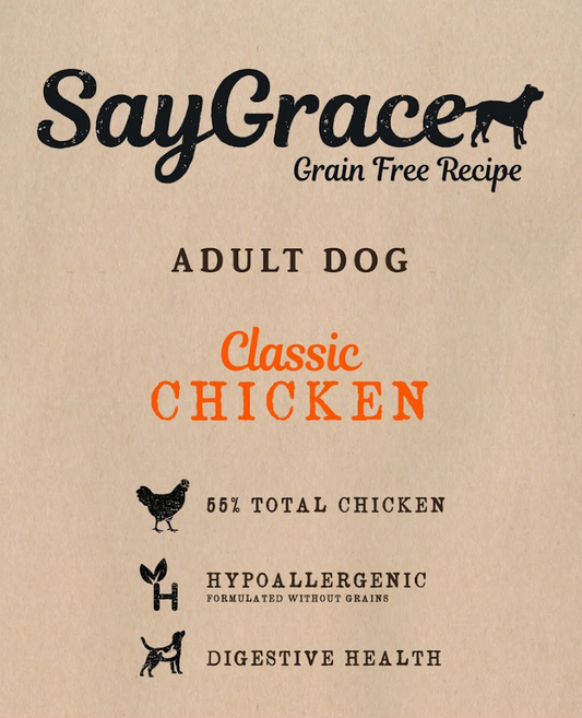 SayGrace Grain-Free Adult Classic Chicken Dry Dog Food