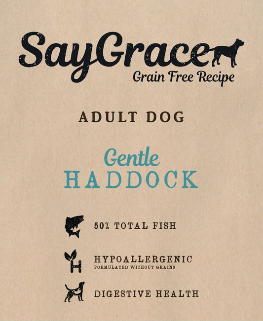 SayGrace Grain-Free Adult Gentle Haddock Dry Dog Food