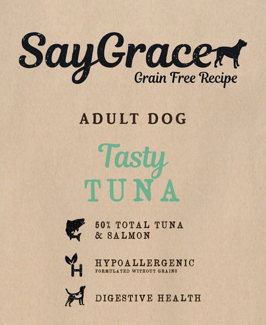 SayGrace Grain-Free Adult Tasty Tuna Dry Dog Food