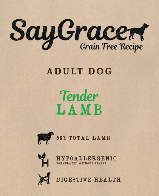 SayGrace Grain-Free Adult Tender Lamb Dry Dog Food