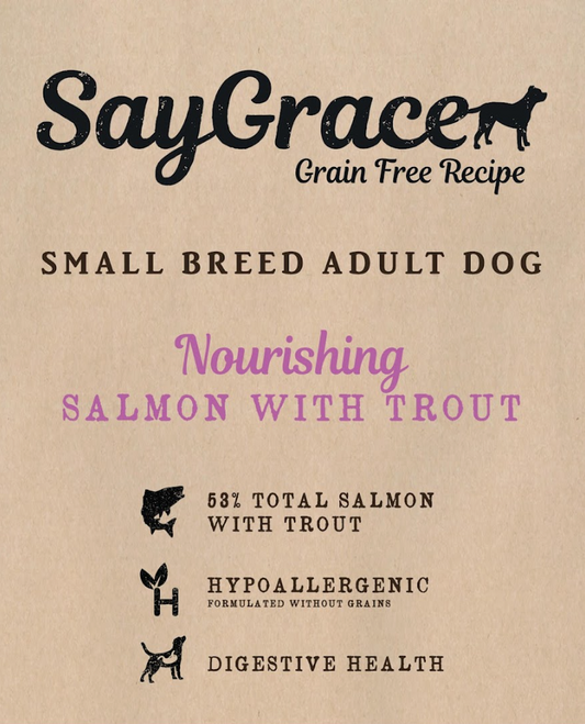 SayGrace Grain-Free Small Breed Nourishing Salmon with Trout Dry Dog Food