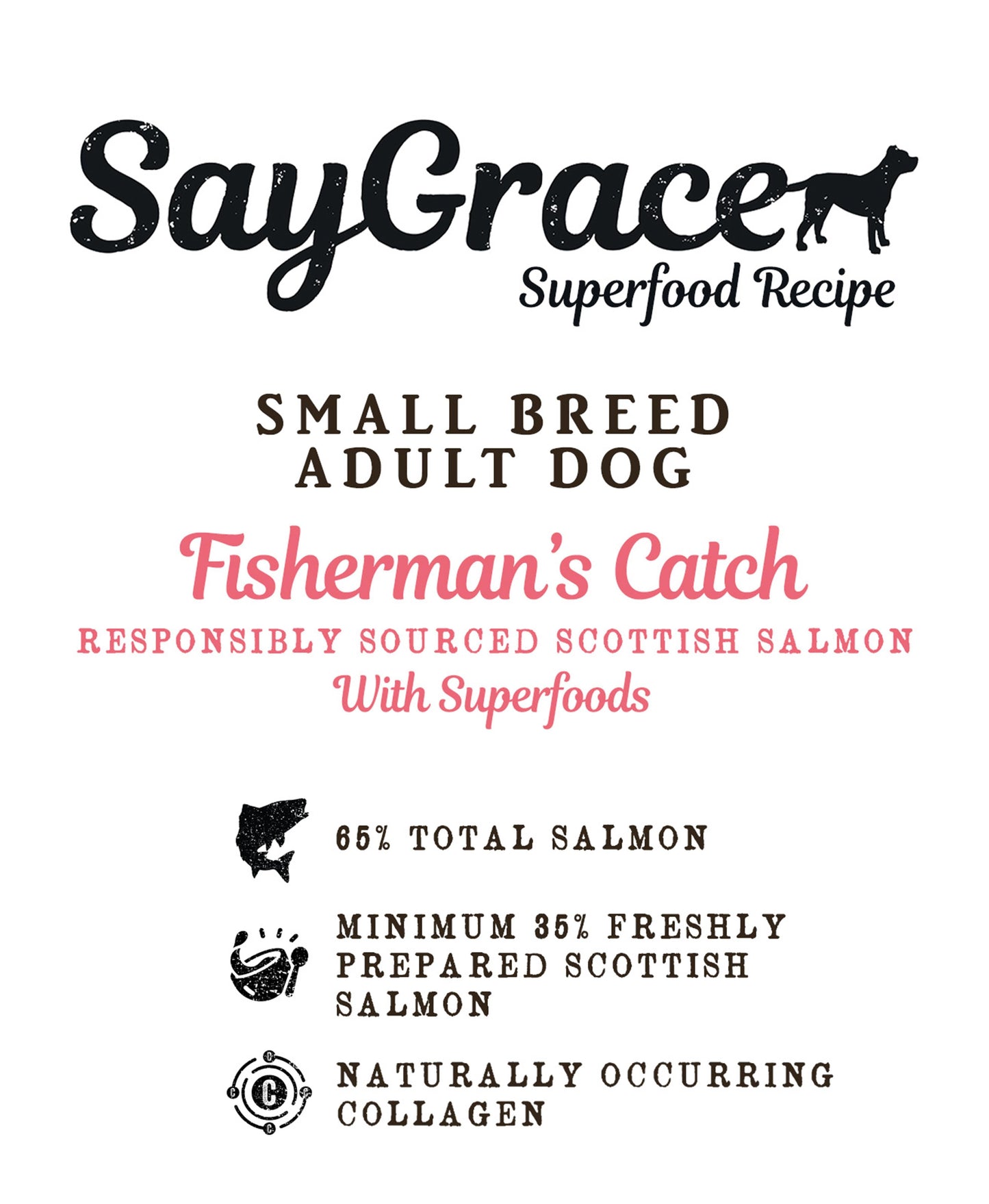 SayGrace Superfood Small Breed Fisherman's Catch Responsibly Sourced Scottish Salmon Dry Dog Food