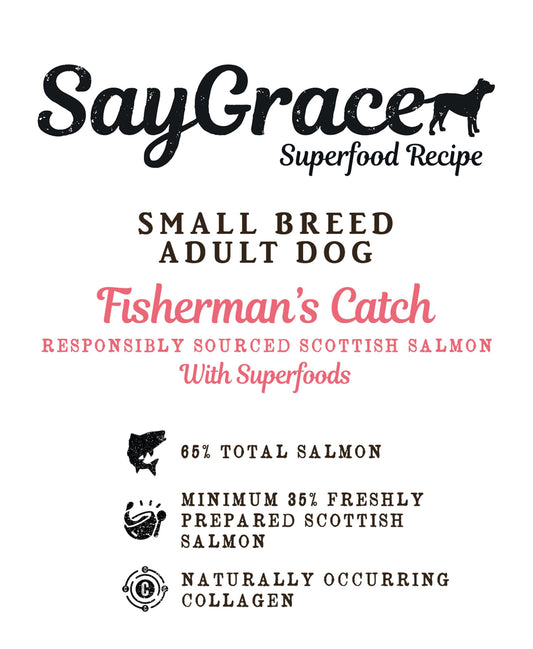 SayGrace Superfood Small Breed Fisherman's Catch Responsibly Sourced Scottish Salmon Dry Dog Food