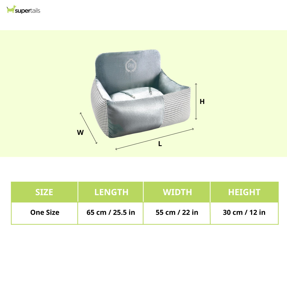 Chloe's Home Car Bed Berlin for Dogs and Cats (Grey)