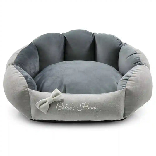 Chloe's Home Bahamas Bed for Dogs and Cats (Grey)