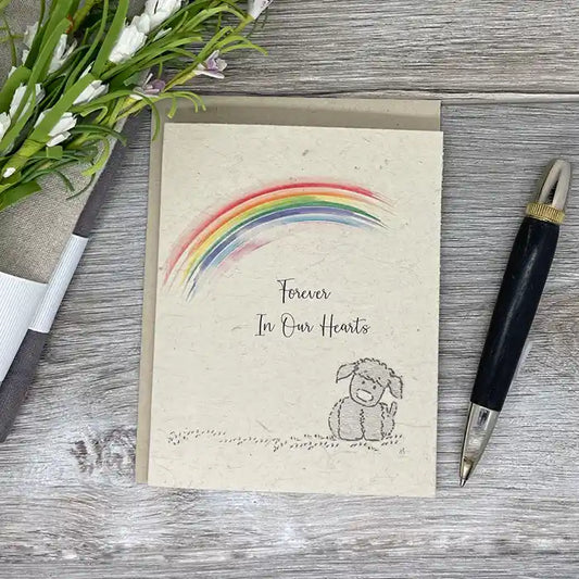 Dog Sympathy Hand Drawn Plantable Seed Card